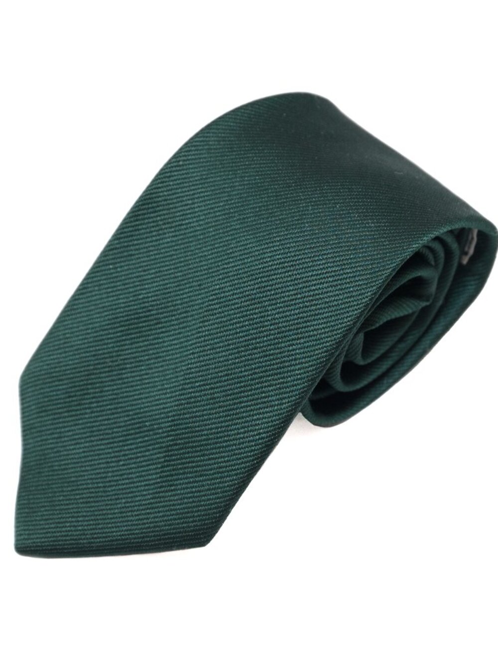 Vintage Hardy James Green 10% Silk 60's 70's Necktie Tie London